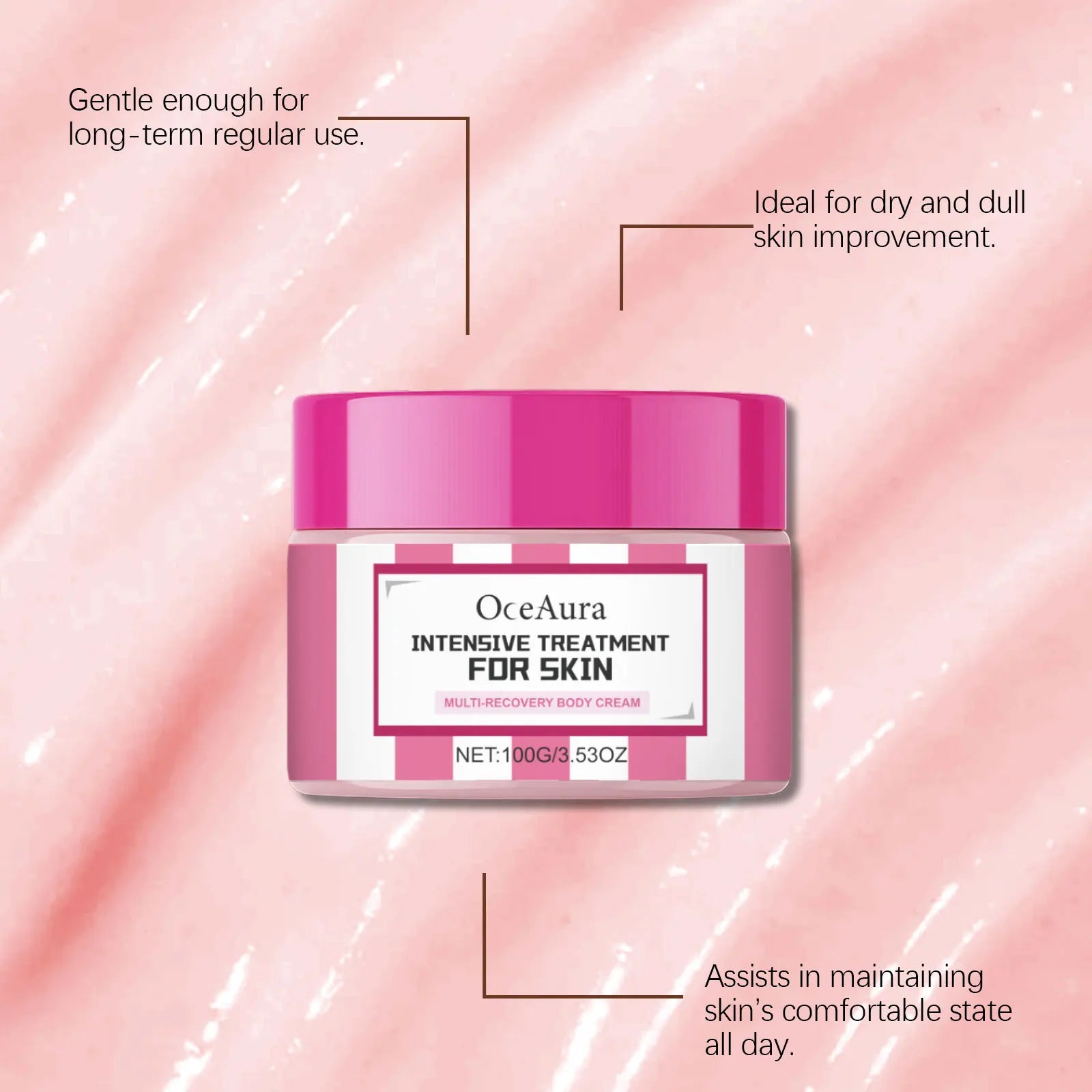 Hydrating Cream Barrier Protection Anti-Dryness Moisturizing Without Greasiness Gentle & Nourishing Repair Cream body butter