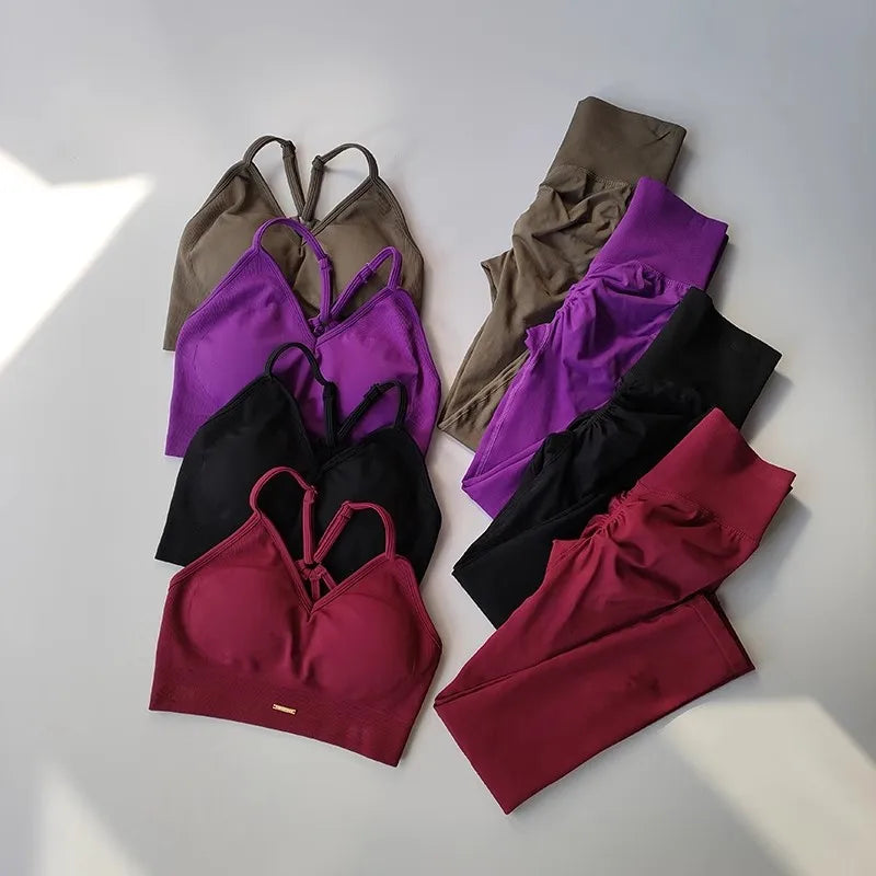 Sculpt V-Neck Fitness Set
