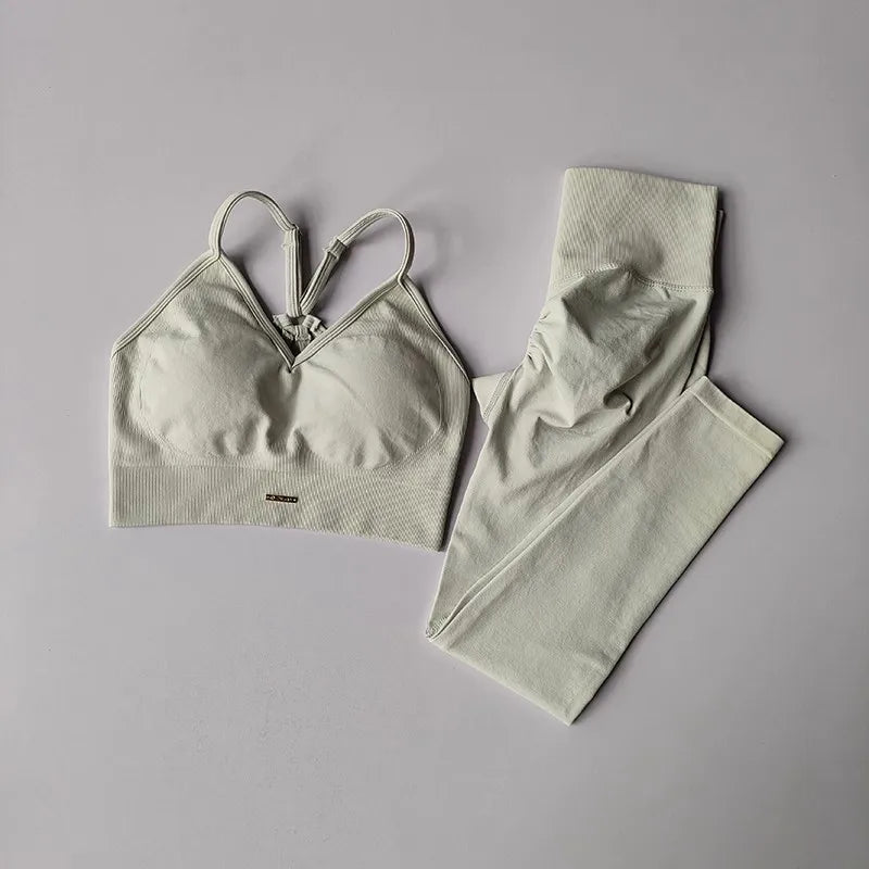 Sculpt V-Neck Fitness Set