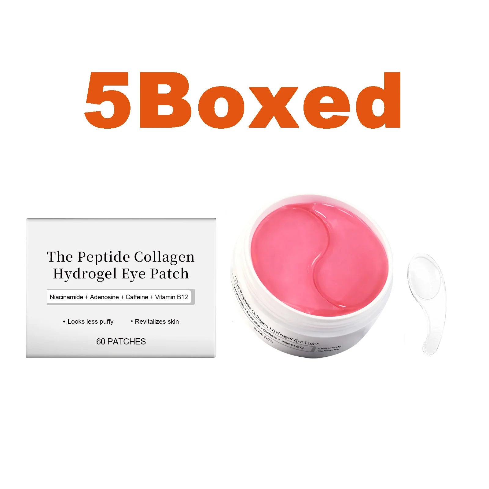 Peptide Collagen Hydrogel Eye Patch Reduce Wrinkles Dark Circles With Copper Peptide Niacinamide Firming Hydrating Gel Eye Pads