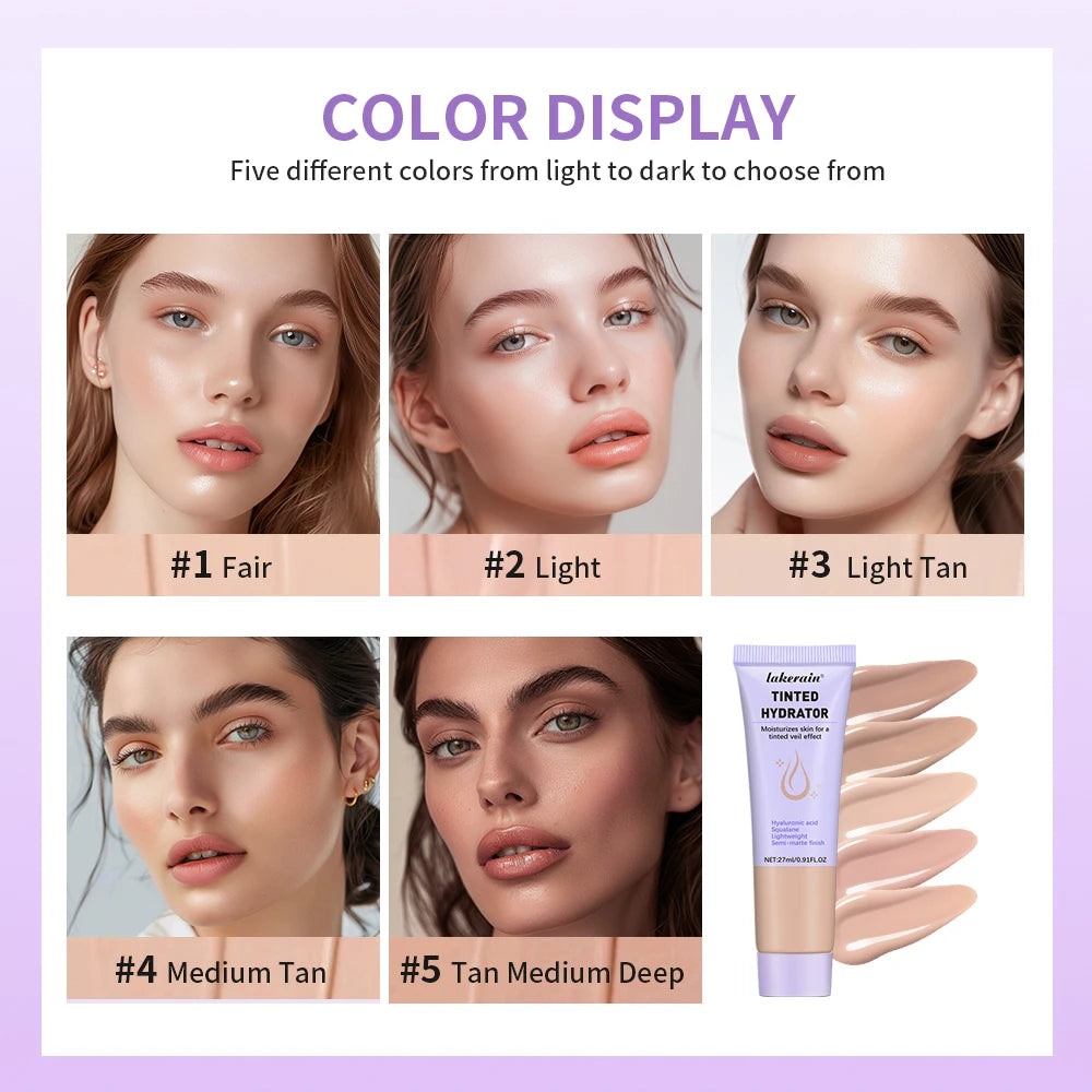 Tinted Hydrator Buildable Coverage Semi-matte Finish High Covering Power Cream Even Skin Tone Intense Moisturizing Makeup