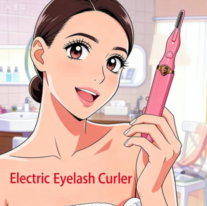 Portable 3 Temperature Mode Heated Eyelashes Curling Tool Electronic USB Natural Fake Eye Lash Curler Beauty Supplies