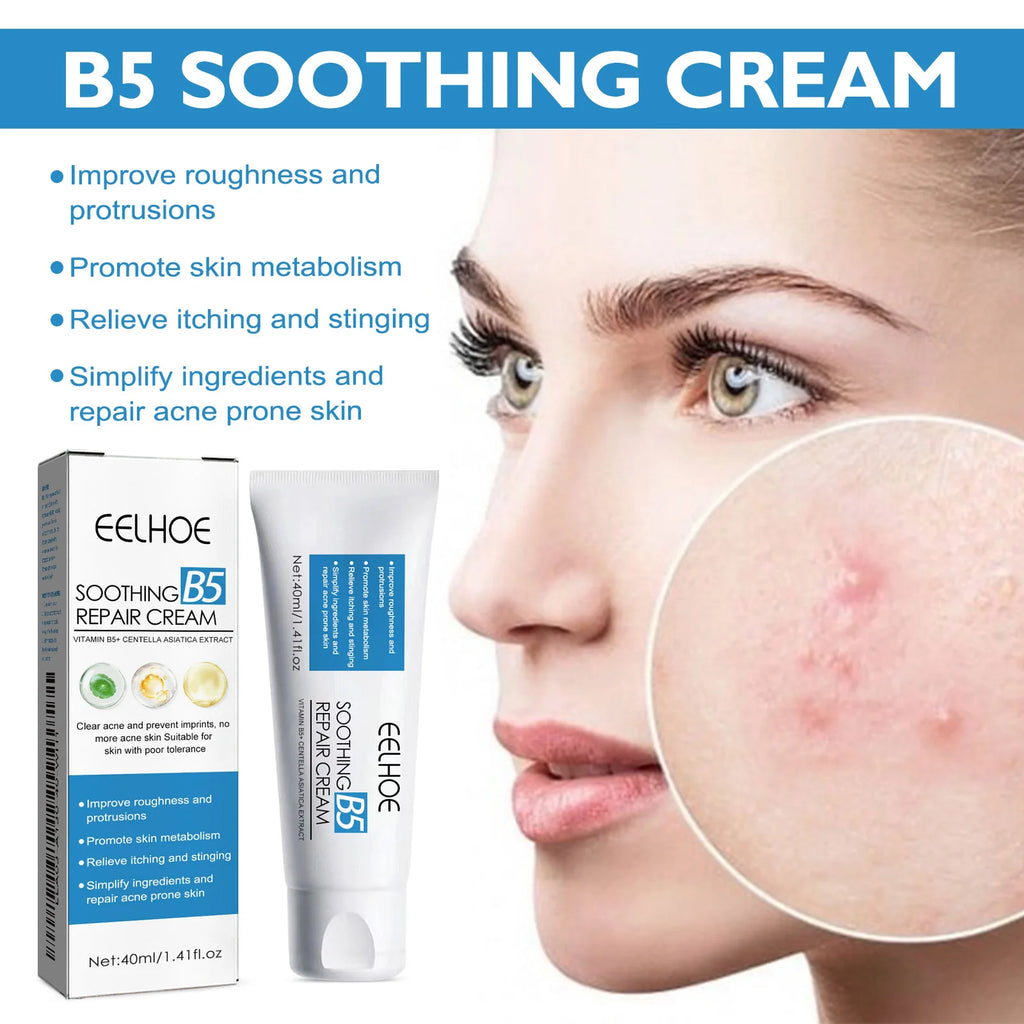 B5 Repair Cream Moisturizing Hydrating Soothing Dry Chapped Redness Skin Nourishes Hydrating Barrier Support Beauty Face Cream