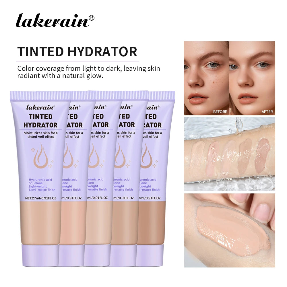 Tinted Hydrator Buildable Coverage Semi-matte Finish High Covering Power Cream Even Skin Tone Intense Moisturizing Makeup