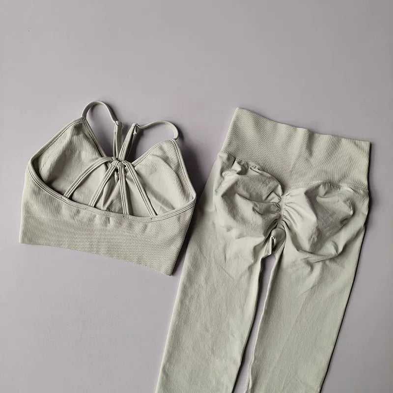 Sculpt V-Neck Fitness Set