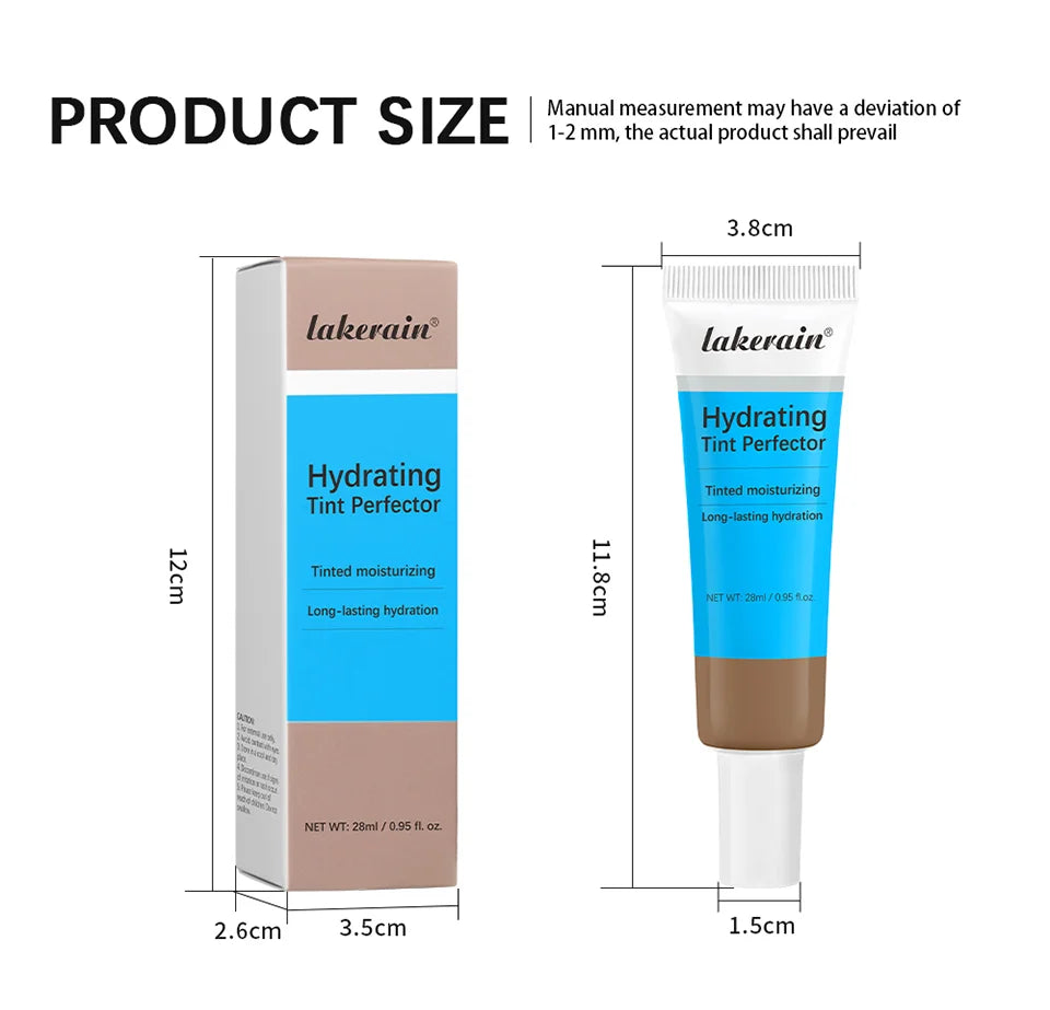 Tinted Hydrator Buildable Coverage Semi-matte Finish High Covering Power Cream Even Skin Tone Intense Moisturizing Makeup