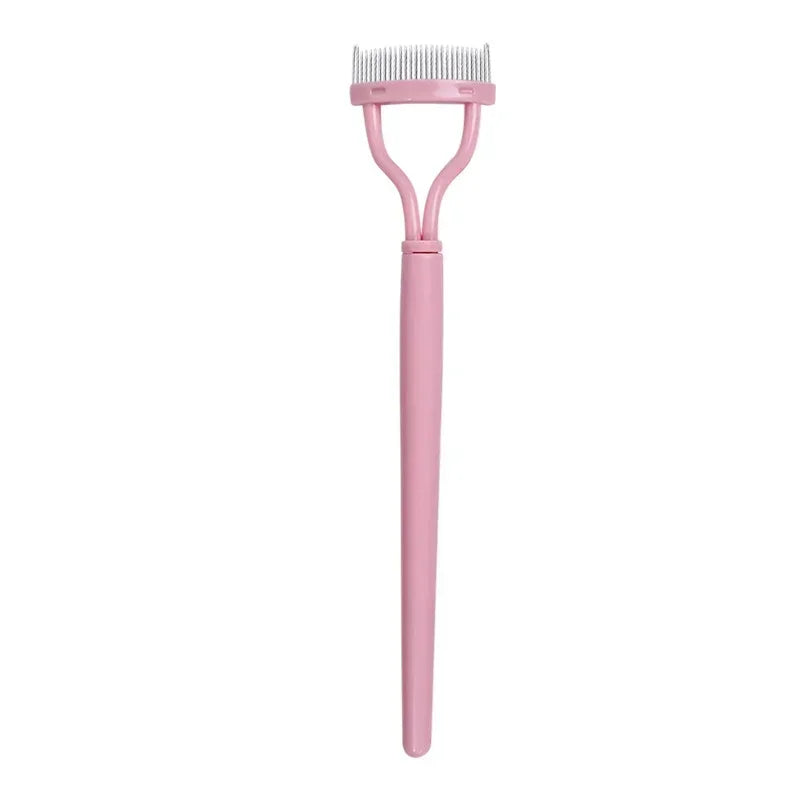 Lash Stainless Steel Eyelash Portable Eyelash Brush Comb Mascara Curl Eye Combing Tools Eyelash Curler Makeup Lash Separator