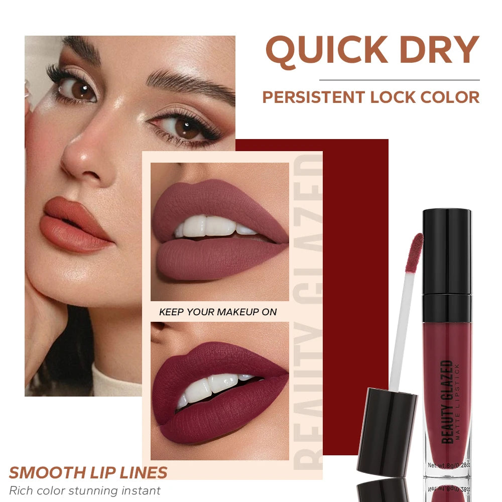 2pcs Gloss & Lip Liner Combo,Nourishing Hydration Non-Sticky Lip,Natural Nude Tinted Lip Glow Oil Lightweight Long Wear Shiny