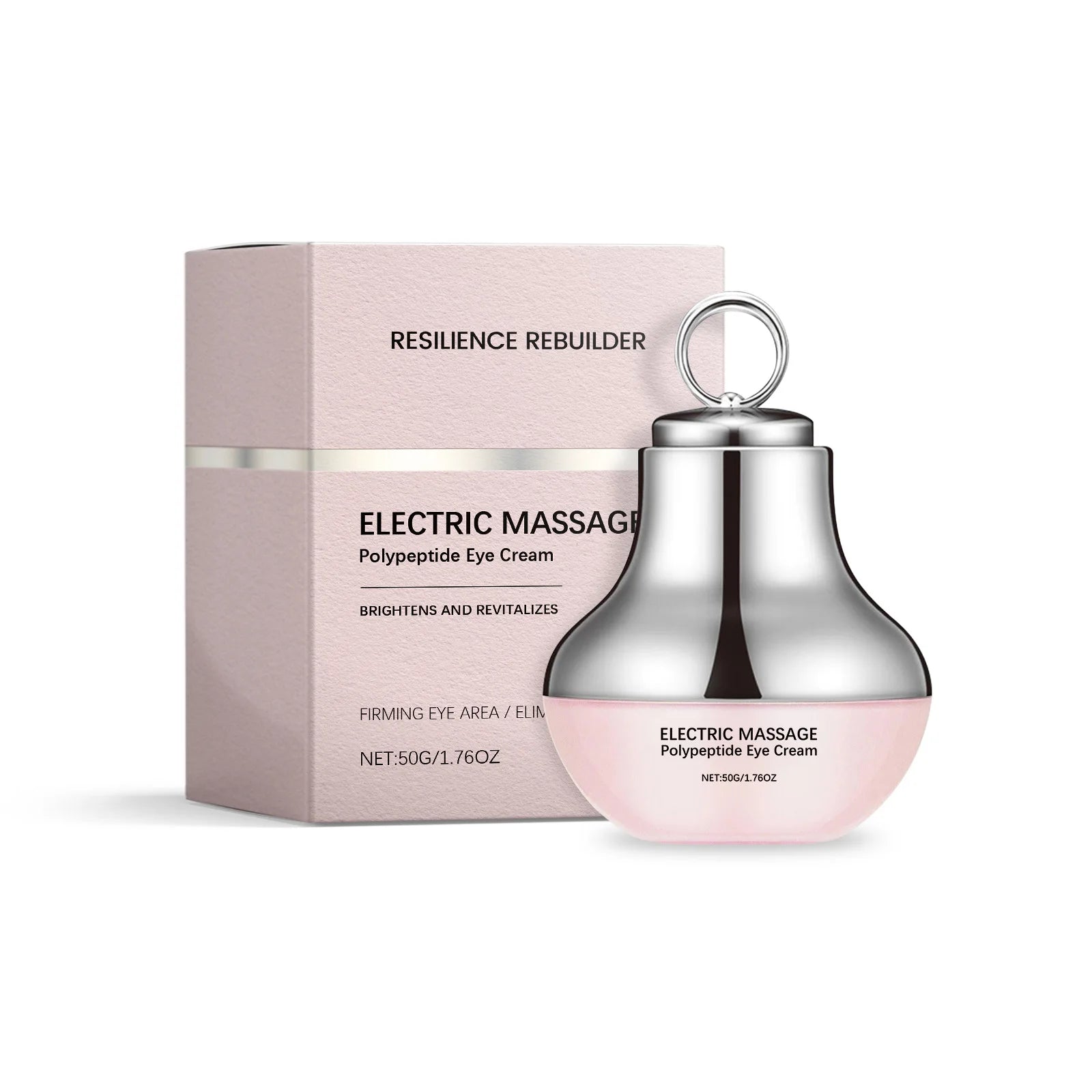 Polypeptide Eye Cream Electric Massage Eye Cream Lightening Dark Circles Puffiness Remove Eye Bags Brighten Eye Skin Care 50g