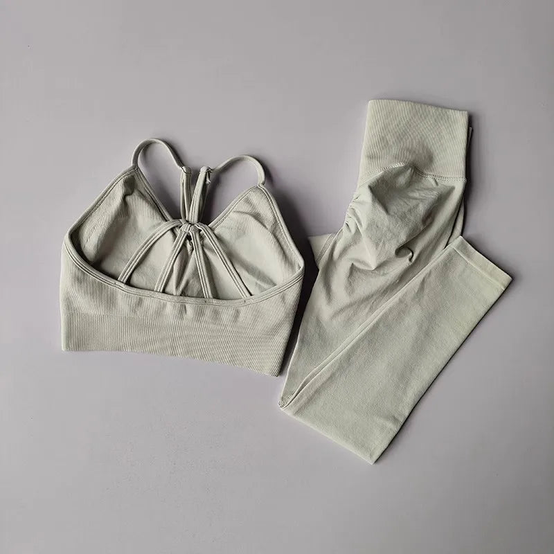 Sculpt V-Neck Fitness Set