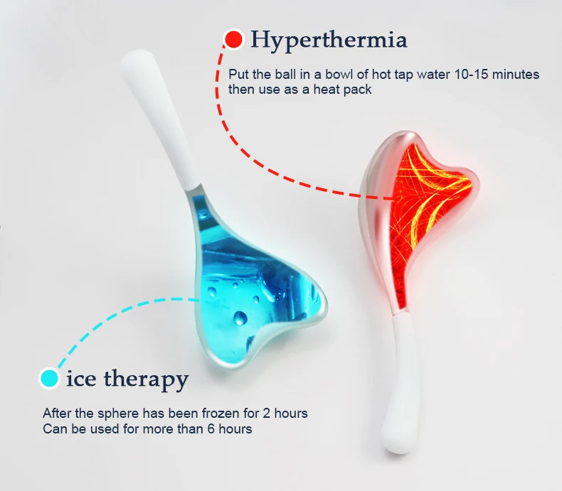Ice Globes Facial Skin Care Tools for Women Face Eyes, Esthetician Supplies Cooling Spa Globes Cold Roller