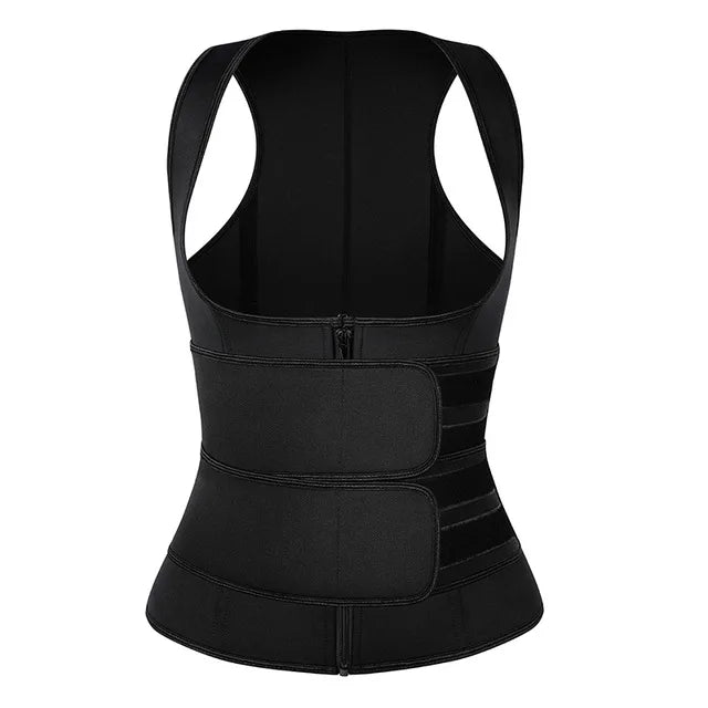 Neoprene Waist Trainer Sauna Top Women Fat burn Sweat Sauna Vest for Weight Loss Abdomen Slimming Shapewear Trimmer Belt
