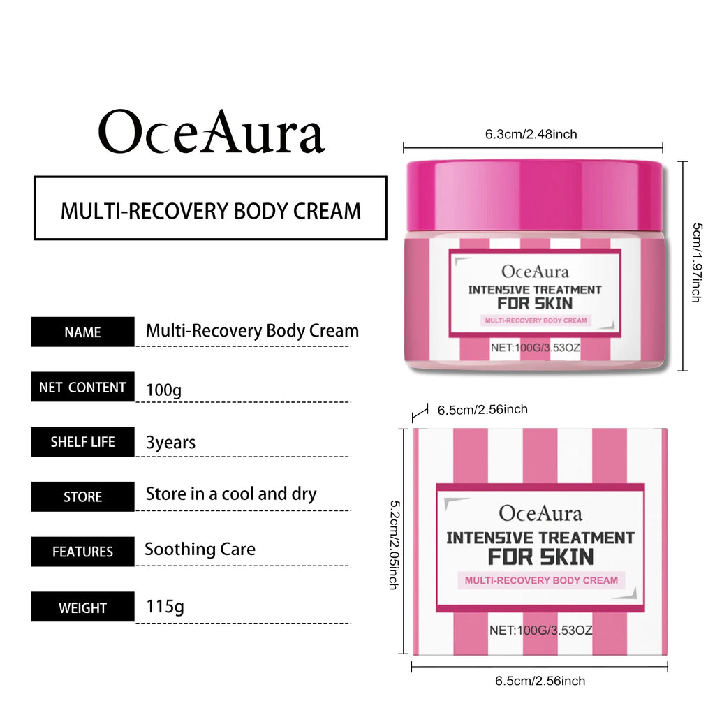 Hydrating Cream Barrier Protection Anti-Dryness Moisturizing Without Greasiness Gentle & Nourishing Repair Cream body butter