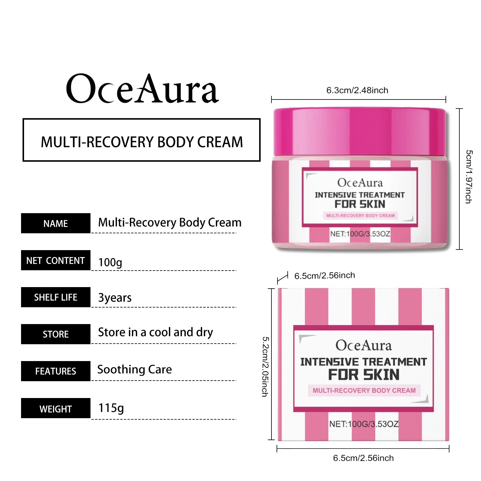 Hydrating Cream Barrier Protection Anti-Dryness Moisturizing Without Greasiness Gentle & Nourishing Repair Cream body butter